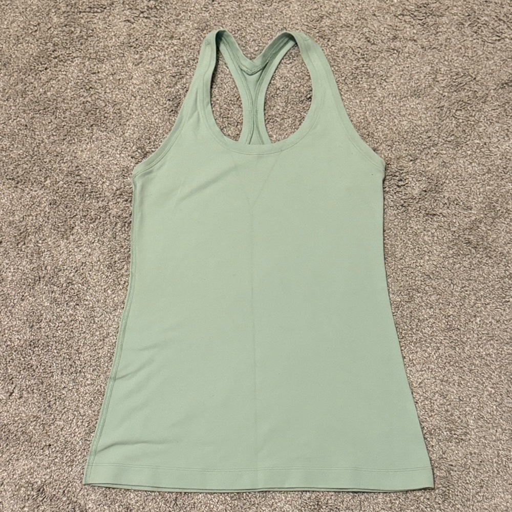 Lululemon Athletica Light Green Racerback Tank